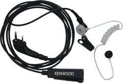 KHS-8BL - Kenwood 2-wire PTT w. acoustic earpiece (2-pin)
